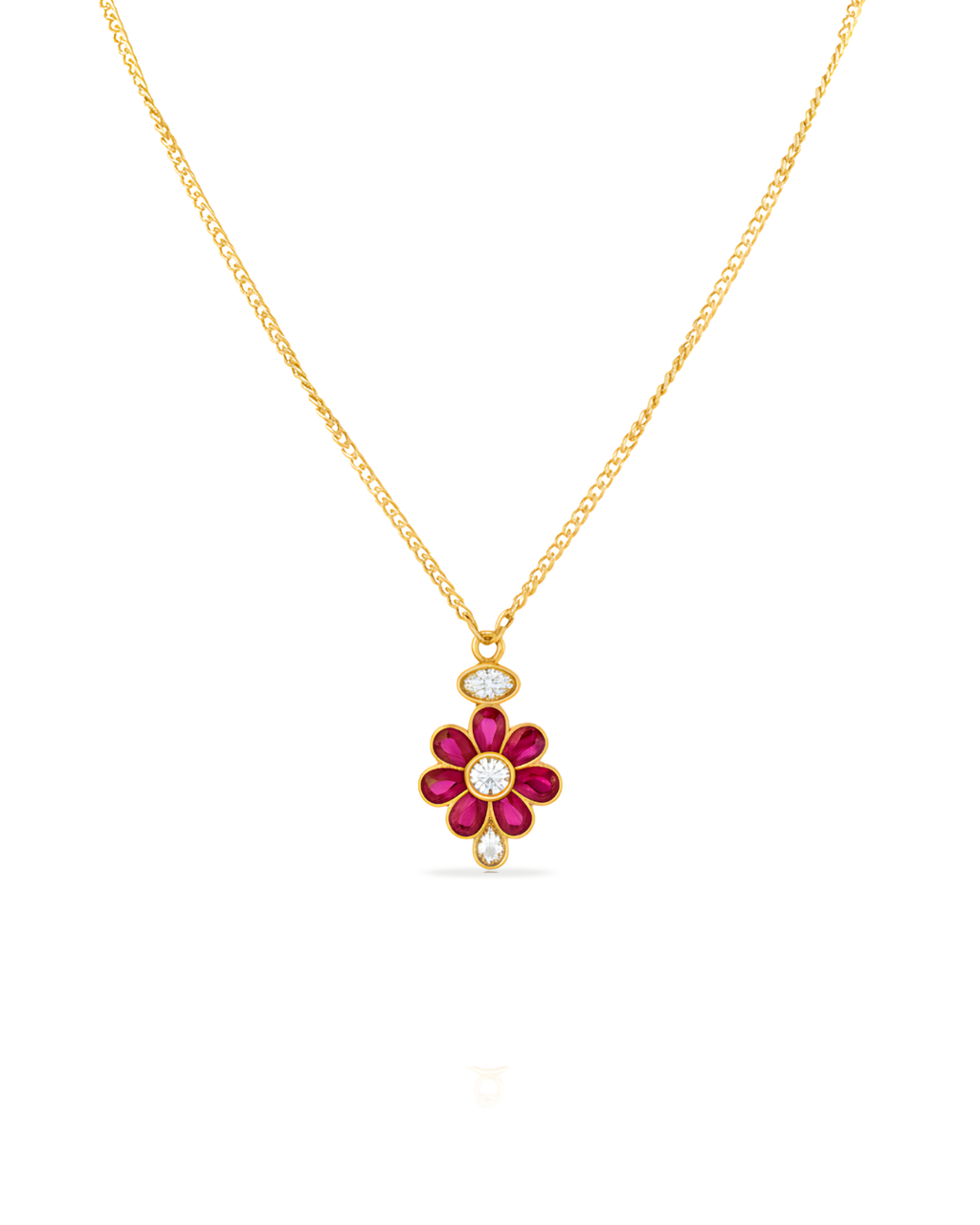 Ruhani Ruby Bloom Necklace