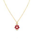 Ruhani Ruby Bloom Necklace