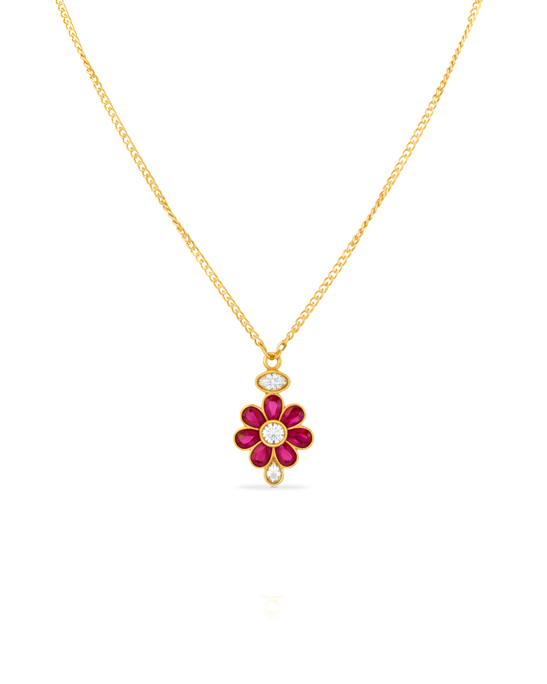 Ruhani Ruby Bloom Necklace