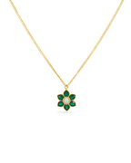 Aarini Emerald Bloom Necklace
