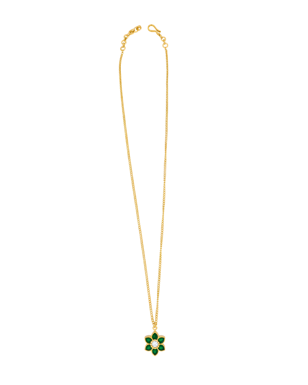 Aarini Emerald Bloom Necklace