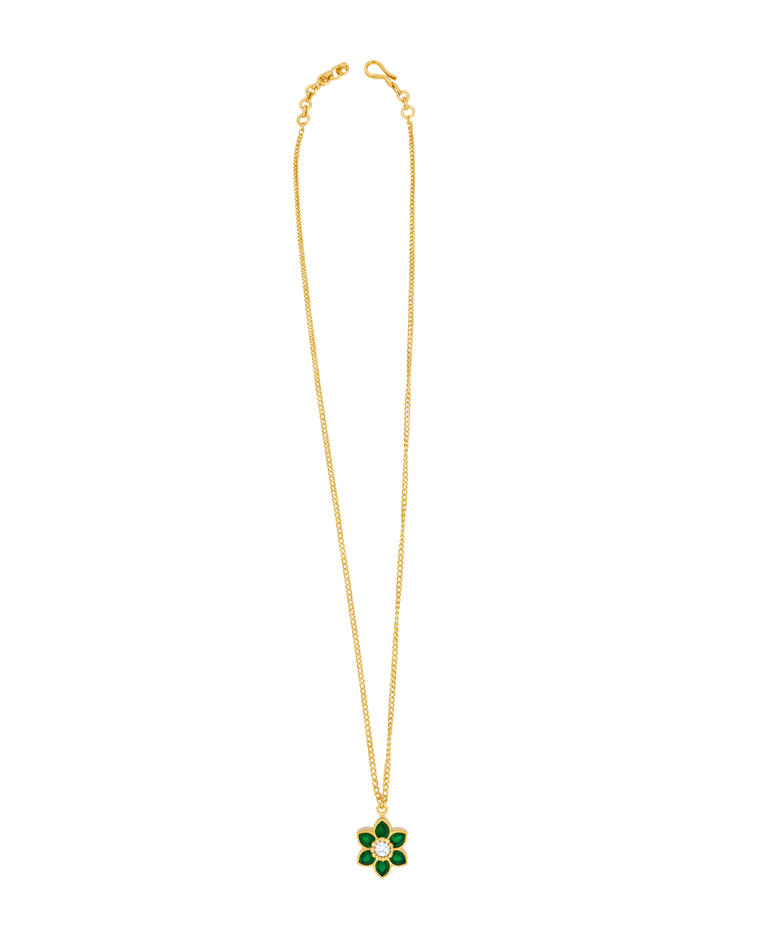 Aarini Emerald Bloom Necklace