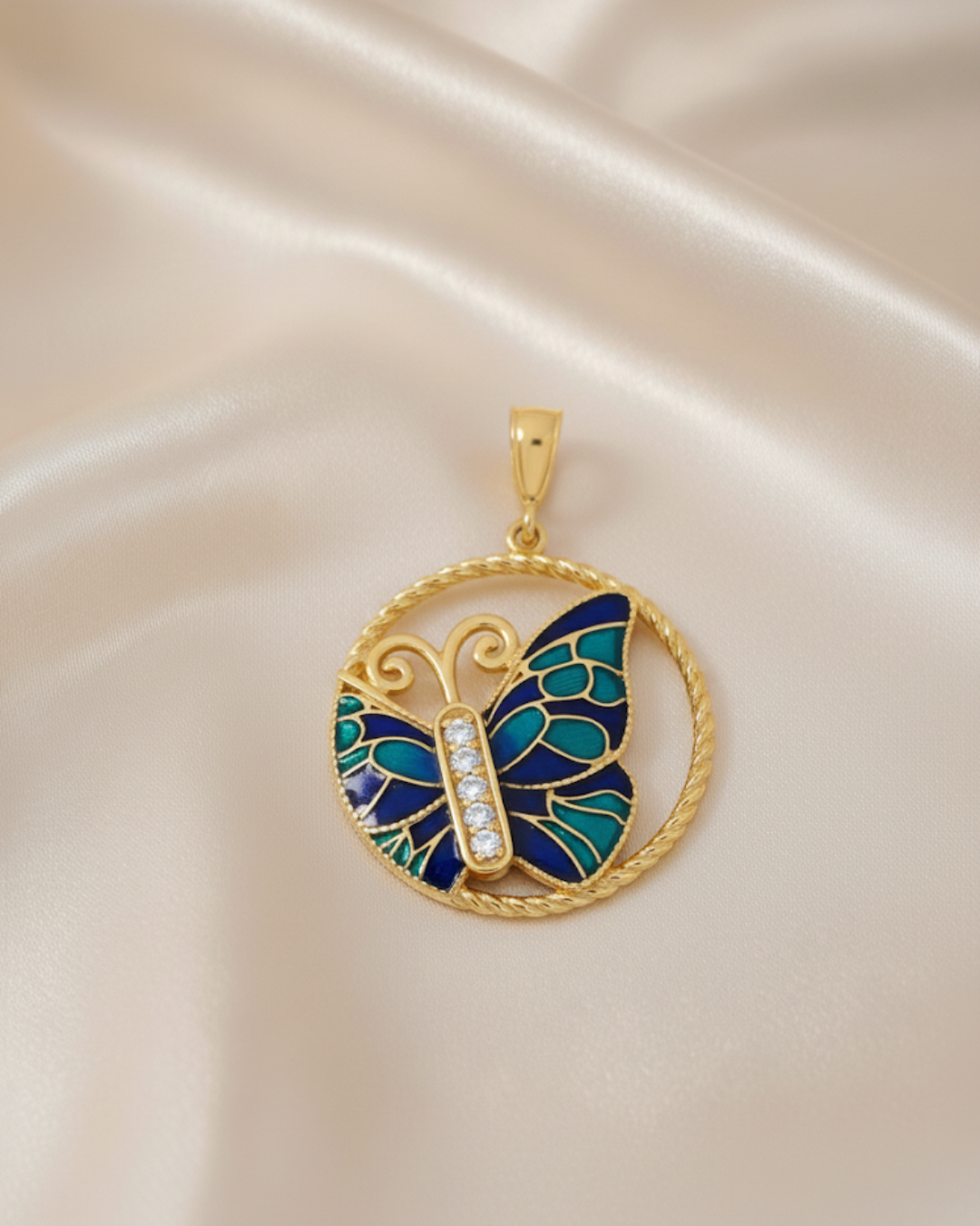 Titli Enamel Pendant