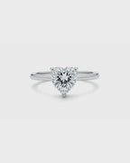 Heart-Shaped Solitaire Ring